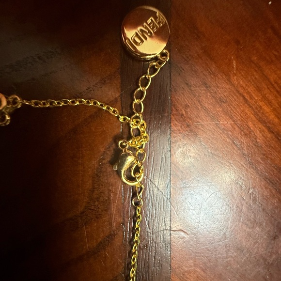 Brand new upcycled Fendi  Gold Chain Bracelet - Picture 3 of 4